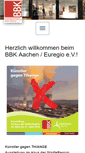 Mobile Screenshot of bbk-aachen.de